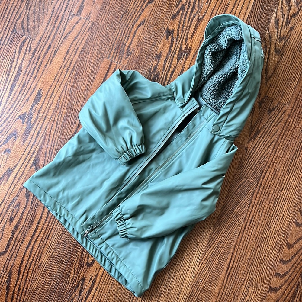 H&M insulated toddler rain jacket